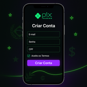 Como se registrar no site do Cassino Pix?